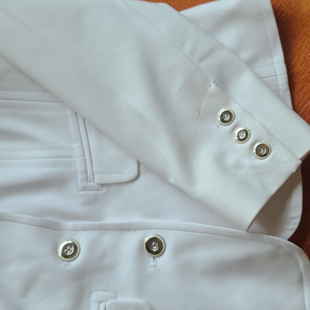 White Two Button Blazer - Picture 9 of 10